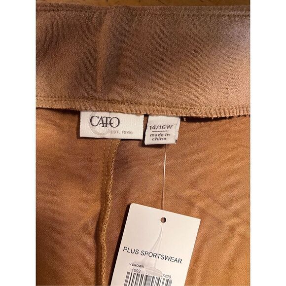 Cato Women's Maxi Skirt Plus Size 14W 16W Brown nwt (3176) - Picture 4 of 5